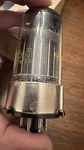 Sylvania Nos 6AS7GA Metal Base Black Plate Double Getter Power Tube. Fixed Price $50.00.