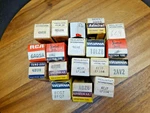18 Rca, Admiral, Tung-sol, Sylvania, Realistic Tubes Some Unused, Untested, Read. Fixed Price $25.46.