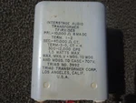 Triad Interstage Audio Transformer NO-3992. Fixed Price $125.00.