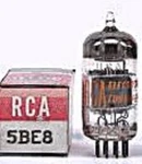 5BE8 Tube Rca Tested & Boxed Vintage Commercial Surplus. Fixed Price $8.79.