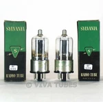 True Nos Nib Matched Pair Sylvania Usa 6K5GT Black Plate Get Vacuum Tubes. Fixed Price $74.95.