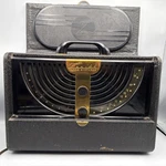 Zenith 6G001Y Long Distance Universal Portable Tube Radio 1946 Tested Works. Fixed Price $149.99.