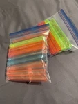 Test Tube Shot Glasses Plastic Bar Party Shooter Neon 16MM .875 Oz. Fixed Price $12.25.