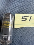 Lot 51 (2)5763 CK5763 Raytheon Guitar Amp Nos Radio Tubes. Fixed Price $12.00.