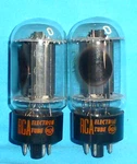 2-RCA 6L6GC With Black Plates Vintage Electronic Power Tubes. Fixed Price $140.00.