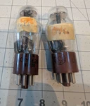 Pair Type 1626 Cbs Jan Chy VT137 Rca Usn Crc Triode Vacuum Tubes Tested X30. Fixed Price $24.00.