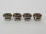 4X Cinch 8EM Octal Vacuum Tube Sockets - Brown Us Made Pin New Old Stock. Fixed Price $39.95.