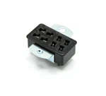(4PCS) Cinch S308AB Jones 8-PIN Socket 38330-0508 Panel Mount Angle Bracket. Fixed Price $39.99.