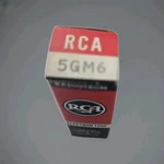 Vtg Rca Electron Tubes 5GM6 Nos Nib. Fixed Price $5.99.
