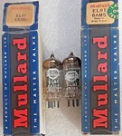 Matched Pair EL91 6AM5 Mullard Nos Vacuum Tubes, TV-7D Tested -will Combine Ship. Fixed Price $19.95.