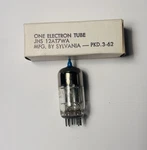 Sylvania Jhs 12AT7WA Grey Plate Halo Get Tube- Pkd 3-1962. Fixed Price $24.00.