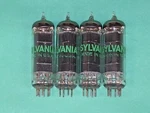 32ET5 - Sylvania Brand Tv Audio Guitar Amplifier Ham Radio Tube Lot Of 4. Fixed Price $10.00.