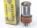 Rca (sylvania Label) 5691 Red Base Black Plate Nos Tube (balanced And Strong). Fixed Price $90.00.