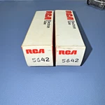 Pair Rca 5642 Vacuum Tubes Nos In Box 12B4A Type Electron. Fixed Price $18.04.