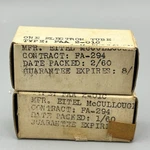 Nos Pair Of Eimac 2-01C Tubes Diode Dated 1960. Fixed Price $50.57.