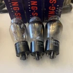 3- Nos Tungsol 19BG6G Bottle Globe Tube Black Plate Dual Side Getter. Fixed Price $60.00.