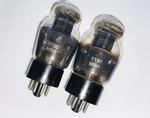 Matched Pair Mullard ECC32/CV181/6SN7 Black Plate Pan Getter Tubes * Tested Exc. Fixed Price $995.00.