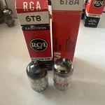 Pair Rca Nos 6T8/A Vacuum Tube Tested. Fixed Price $26.10.