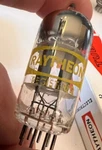 Nos Raytheon / ECC82 12AU7A Gray Plates Ring Getter Broadcast Grade. Fixed Price $70.00.