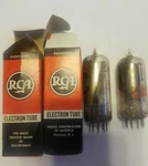 Pair Rca 6AY3B Tubes Tested Good. Fixed Price $13.00.