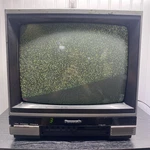 Panasonic CTJ-1352R Color Crt Tube Tv Vintage 1987 Woodgrain Powers. Fixed Price $79.99.