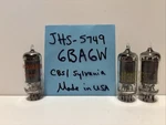 3-JHS 5749/6BA6W Vintage Ham Amateur Radio: 1-CBS, 2-SYLVANIA, Tested. Fixed Price $21.00.