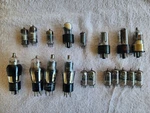 Various Vintage Electronic Vacuum Tubes: Ge, Philco, Rca, Matsushita, Wards, Etc. Fixed Price $6.00.