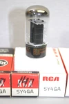 Nos Nib Rca 5Y4G Tube Black Plates Getter Tested On 539B 100%+ Of New. Fixed Price $12.95.