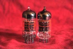 Matched Pair Nos Raytheon 5751 Tubes Windmill Getters Black Plates 12AX7. Fixed Price $345.00.