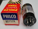 Vtg Philco 6BY5GA Full-wave Vacuum Rectifier/damper Tube; Not Tested. Fixed Price $15.00.