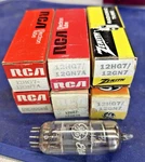 Lot Of 6 Ge 12HG7 12GN7 Tubes New Old Stock. Fixed Price $29.00.