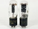 Western Electric 205D 205F Tube Pair Tennis Ball & Type Tested Vintage. Fixed Price $3346.00.