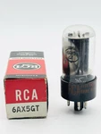 New Vintage Nos Rca 6AX5GT Radiotron Electron Vacuum Tube I7. Fixed Price $12.34.