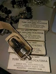 Four National Union Nos 7C4 / 1203A Radio Tubes VT-243 Guaranteed. Fixed Price $9.95.