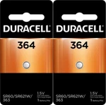 2 Duracell 364 Watch Batteries. Fixed Price $12.34.