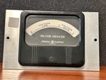 Vintage General Electric Rack Mount Voltage Lighted Indicator Meter. Fixed Price $75.00.