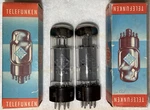 Telefunken Oo Getter EL34 Matched Pair For Gm Plate Current Wboxes TV7 G2U. Fixed Price $359.00.