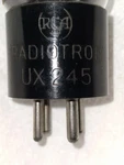 Rca Radiotron Type 45 Globe Tube. Engraved Base. Fully Tested Hickok. Fixed Price $300.00.