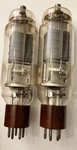 Defective Pair Of Rca 828 Brown Micanol Base Military Nos Beam Power Tub G3D. Fixed Price $31.50.
