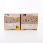 6X5WGT Sylvania Tube. Black Plates. Matched Pair. 27. CH70. Fixed Price $85.45.