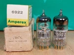 Pair Of Mullard E88CC 6922 Mitcham 1959 7L0 Vacuum Tubes. Fixed Price $300.00.