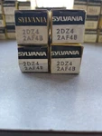 Lot Of Sylvania 2DZ4-2AF4B Audio Electronic Vintage Radio Ham Vacuum Nos Tubes. Fixed Price $24.00.