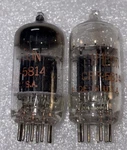 2 X JAN-CRP-5814A Raytheon Tubes Black Plate Square Getter TV7 Strong. Fixed Price $40.00.