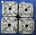 (4) Lot Pin Ceramic Tube Socket Johnson #247 W/ Retainer Clips & Springs. Fixed Price $69.99.
