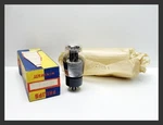 More Nos Mullard ECC31 CV1285 1185 Inverted Cup Getter Black Plate Tube. Fixed Price $163.20.
