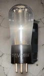 Sylvania Type 41 Green Oak Leaf Globe Balloon Shape Engraved Base Radio Tube. Fixed Price $58.42.