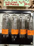 4X (6S19P-V) Svetlana /old Logo "u" Audiophile Triode New Matched Quad #5. Fixed Price $66.49.