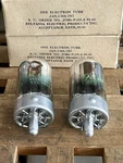 Nos/nib 1951 JAN-CHS-7N7 Matched Pair Sylvania Vacuum Tubes 3-HOLE Black Plate. Fixed Price $159.99.