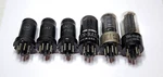 Lot Of Octal Tubes: 50L6GT, 6SK7GT/G, 6SA7GT/G, 12SJ7, CRC-6SK7, JAN-CKR-6AC7. Fixed Price $23.89.