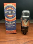 Vintage Raytheon Type 80 Vacuum Tube Radio TV-7 Tested 54/54 Min. 40. Fixed Price $20.00.